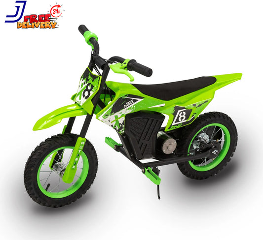12V Mini Electric Battery-Powered Dirt Bike Ride-On Toy for Kids Gas Scooters 0