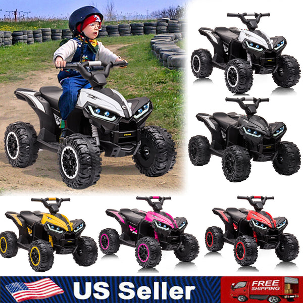 12V Electric Ride-On ATV for Kids with Remote Control and Powerful Wheels