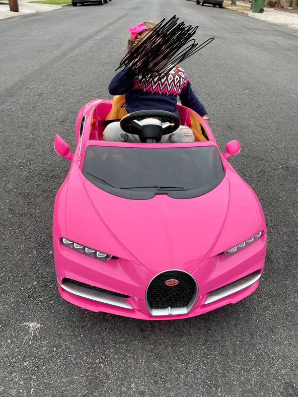 12V Powered Bugatti Chiron Ride-On Toy Car