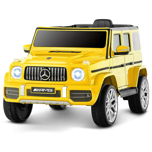 12V Electric RC Ride-On Car for Kids 1:4 Scale Red Mercedes AMG G63 Gas Scooters Variant 0