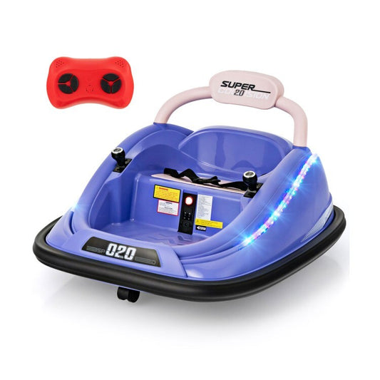 12V Rechargeable Battery Ride-On Bumper Car Toy for Kids with Remote Control Gas Scooters 0