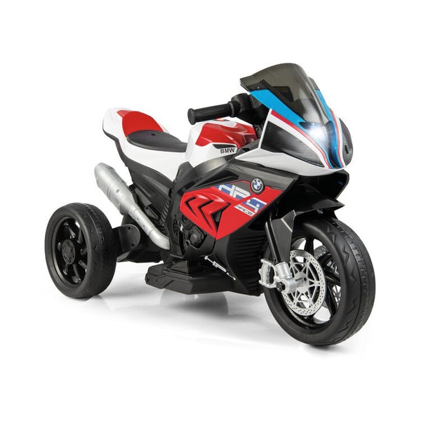 12V Rechargeable Battery Ride-On Motorcycle Toy for Kids with Headlights and Music