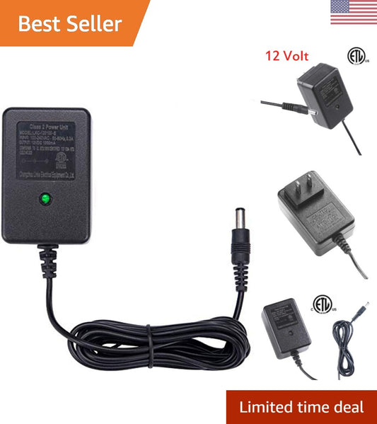 12V Ride-On Car Battery Charger ETL Certified AC 100V-240V Input 12V DC Output Gas Scooters 0