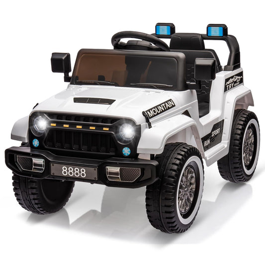 12V Battery-Powered Electric 4-Wheeler Ride-On Truck with Music for Kids Gas Scooters 0