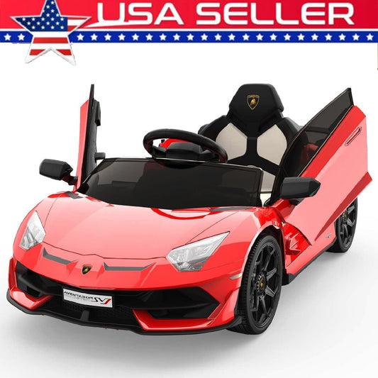 12V Kids Ride On Car Battery Powered Electric Vehicle with LED Lights and Remote Control Gas Scooters 0