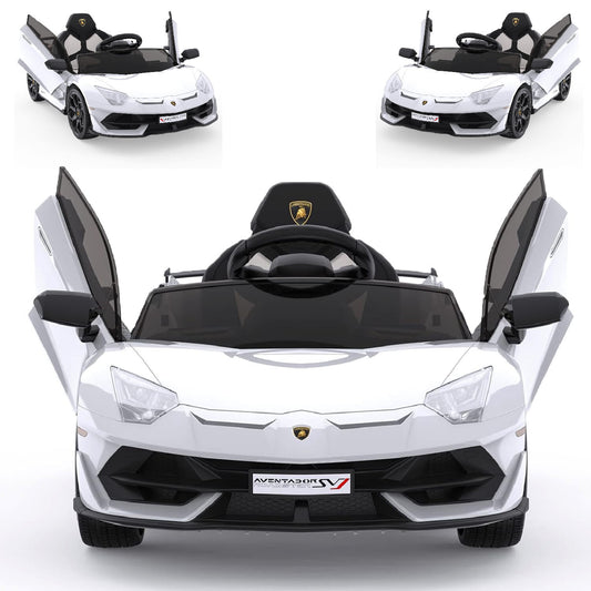 12V Electric Ride-On Lamborghini Car for Kids with LED Lights Gas Scooters 0