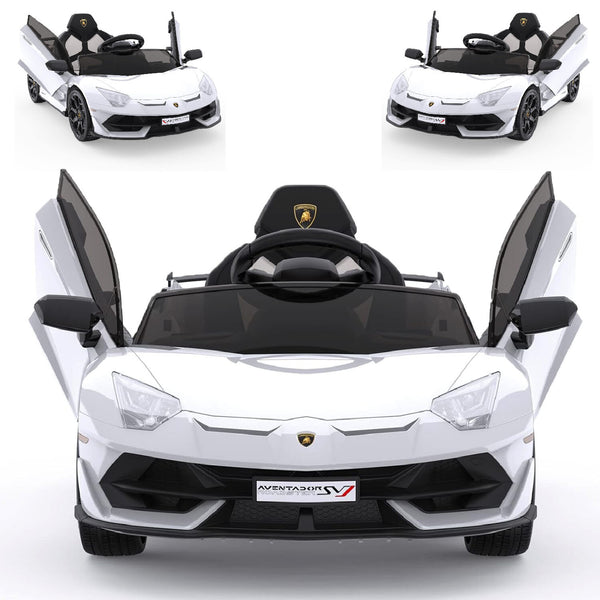 12V Electric Ride-On Lamborghini Car for Kids with LED Lights