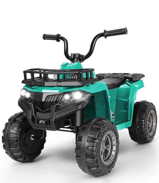 12V Electric Ride-On ATV for Kids 4-Wheeler Quad with Bluetooth Music Player Gas Scooters 0