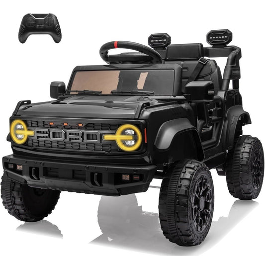 12V Electric Ride-On Ford Raptor Car for Kids with Remote Control Gas Scooters 0