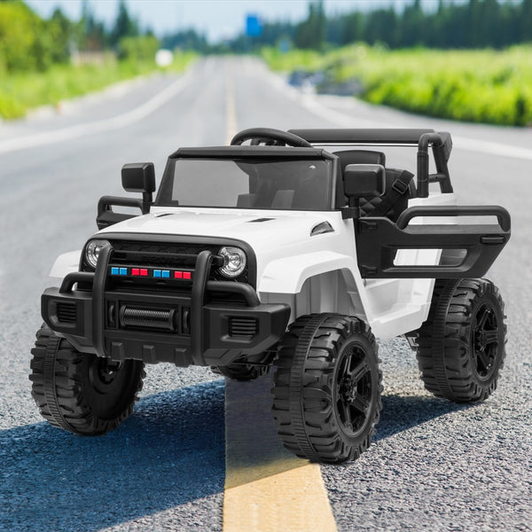 12V Electric Ride-On Truck Car for Kids with Parent Remote Control and LED Lights