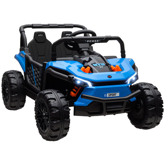 12V Ride-On UTV Truck Toy with 4-Wheel Suspension and Remote Control in Blue Gas Scooters 0
