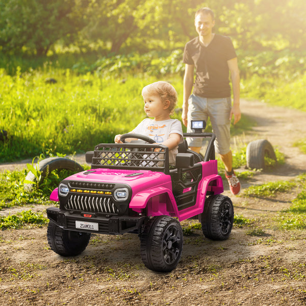 12V Ride-On Truck with Spring Suspension and Remote Control