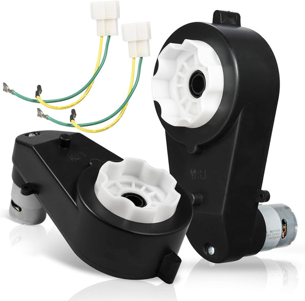 12V Ride-On Electric Wheels with Upgraded RS550 40000RPM Motor and Gearbox (2 Pieces)