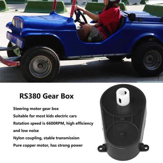 12V RS380 Motor with 6600RPM Gearbox for Remote Control Car Steering Gas Scooters 0