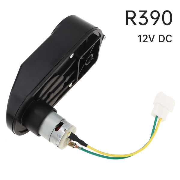 12V RS390 Motor with 1.0CM Axle for Children's Electric Ride-On Car Gearbox