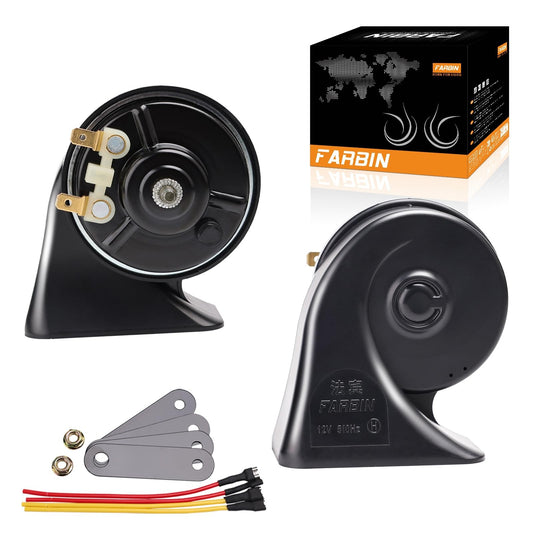 12V Waterproof Universal Loud Train Horn Replacement Kit for Cars Gas Scooters 0