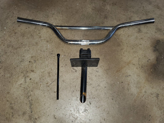 12V Kids ATV Chrome Handlebar Clamp for Yamaha Raptor Power Wheels Gas Scooters 0