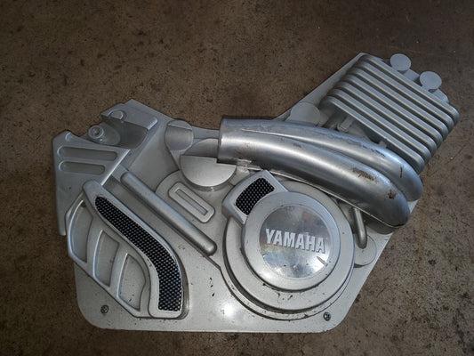 12V Kids ATV Right Side Plastic Engine Panel with Power Wheels for Yamaha Raptor Gas Scooters 0