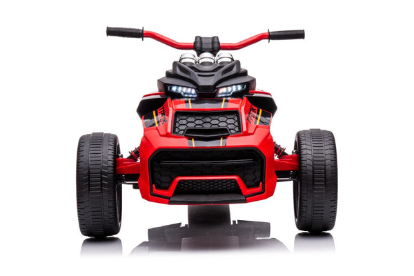 12V Rechargeable Battery-Powered Kids Ride-On 3-Wheeler ATV Motorcycle Toy Car