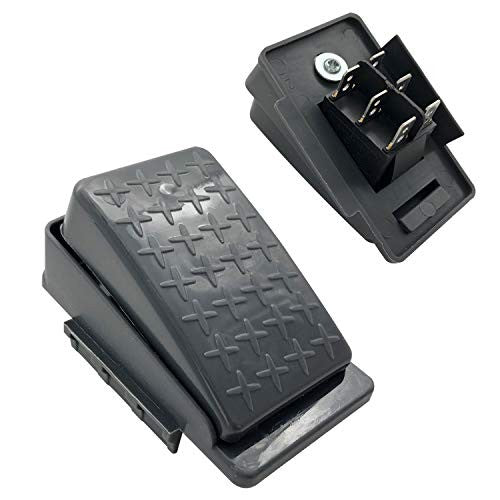 6V/12V Foot Pedal Accelerator with Reset Control Switch for Kids Ride-On Cars