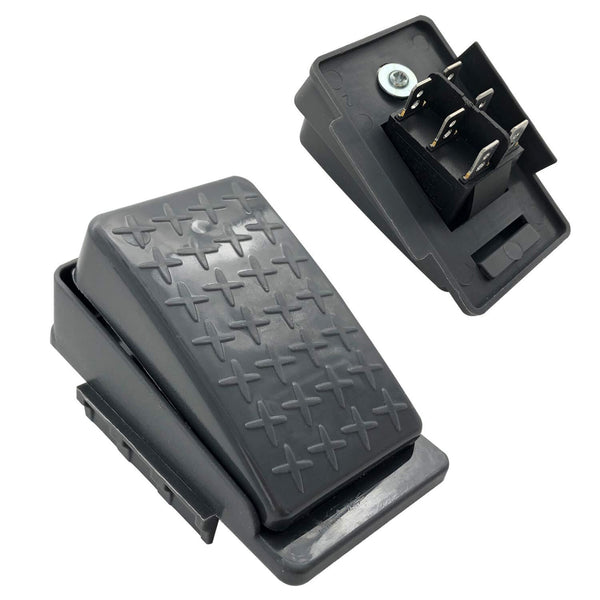 12V and 6V Accelerator Foot Pedal with Reset Control Switch for Kids Ride-On Cars