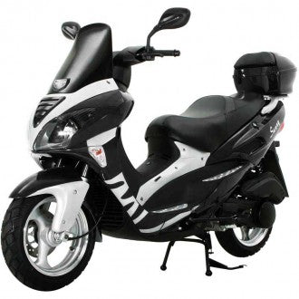 150cc-sportbike-inspired-styling-gas-moped-scooter-free-windshield-trunk-mc-d150p-6.gif