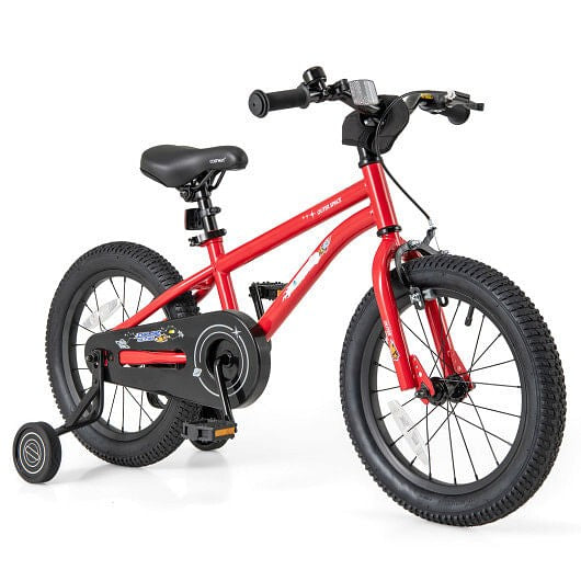 16-Inch Kids Bike for Ages 4-7 with Handbrake, Coaster Brake, and Bell Gas Scooters 0