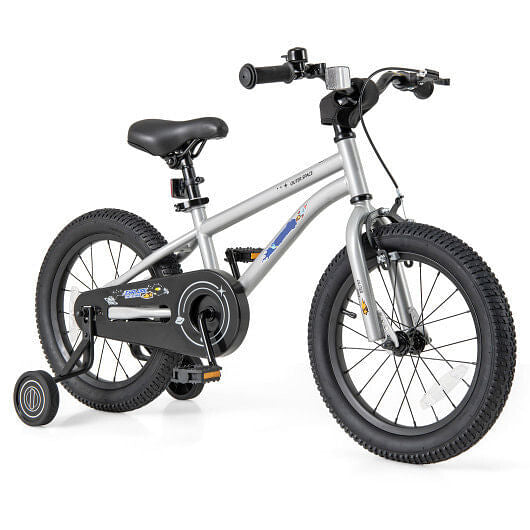 16-Inch Adjustable Kids Bike for Boys and Girls Ages 4-7 with High Carbon Steel Frame Gas Scooters 0