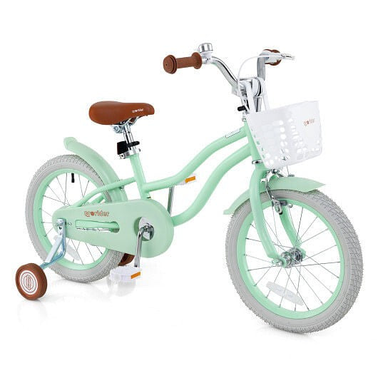 16-Inch Kids Bike with Adjustable Seat and Bell for Ages 3-8 Years