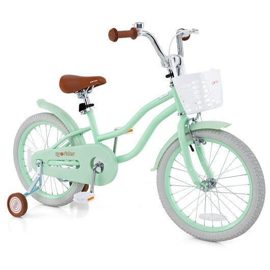 18 Inch Kids Bike with Adjustable Seat and Bell for Ages 3-8 Years Gas Scooters 0