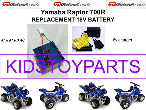 18 Volt 12V Battery Charger for Quad Car Truck Ride-On Vehicles