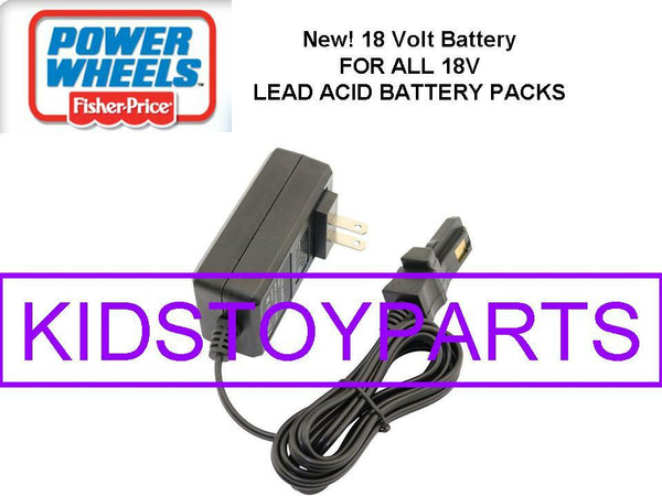 18V Power Wheels Lead Acid Battery Charger for Cars Trucks and Jeeps