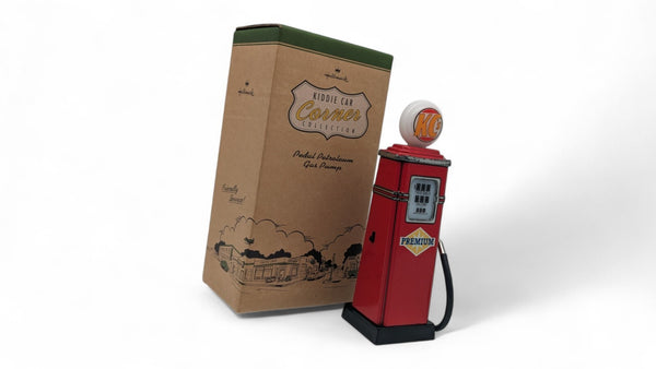 1997 Kiddie Car Corner Classics Pedal Petroleum Gas Pump Toy