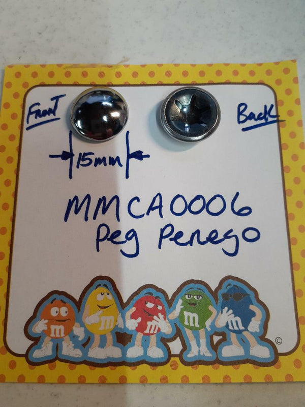 6mm Axle Cap with 15mm OD Body Replacement Part for PC Peg Perego Models