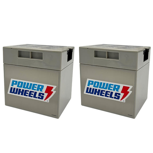 Genuine 12V Grey Replacement Battery for Fisher-Price Power Wheels Gas Scooters 0