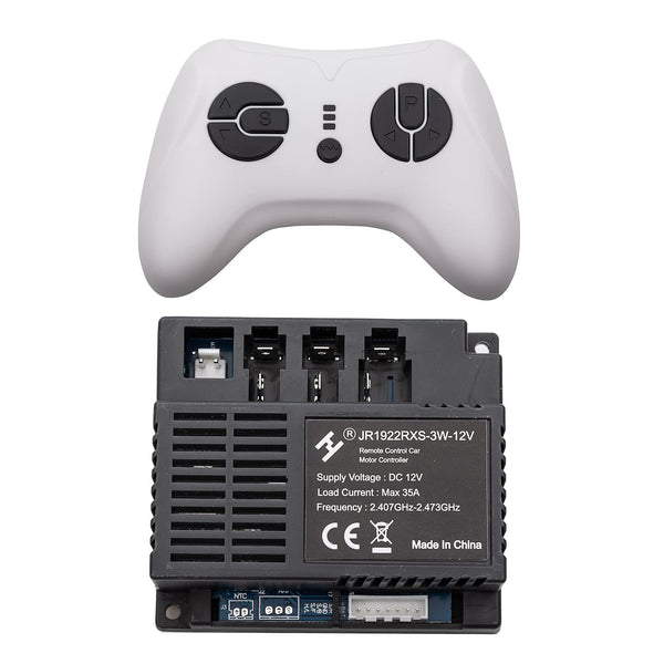 2.4G Bluetooth Remote Control and 12V 3W Receiver Kit for Kids Powered Devices