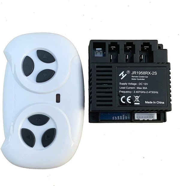 2.4G Bluetooth Remote Control and JR1958RX 2S Receiver Kit for Kids Powered Ride-On