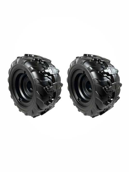 Genuine Black Power Wheels 3900-6454 Replacement Wheel for Jurassic World Dino Racer ATV Gas Scooters 0