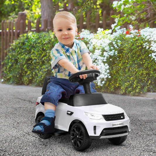 1 Land Rover Licensed 6V Ride-On Sliding Car with Music Gas Scooters 0