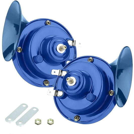 2-Pack 300dB Loud Train Horn with 12V Waterproof Security Alarm Speaker for Car Gas Scooters 0
