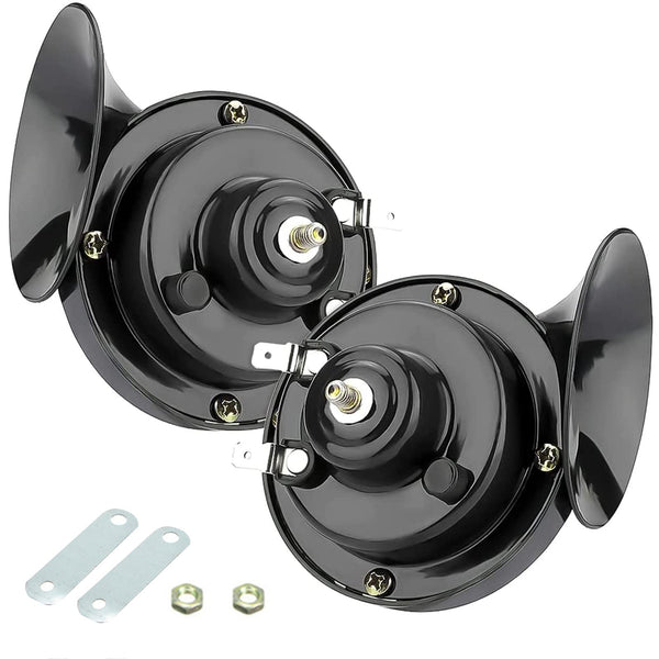 2 Pack 300dB Super Loud Train Horn 12V Waterproof Security Alarm Speaker for Cars