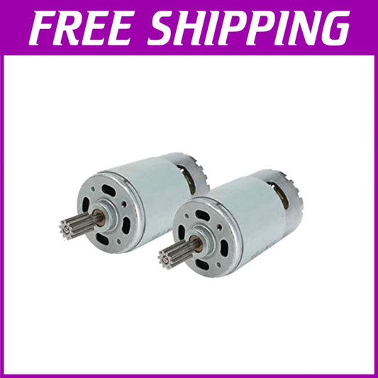 2-Pack RS550 35000 RPM Motors and Gears for 24V Children's Ride-On Toys Gas Scooters 0