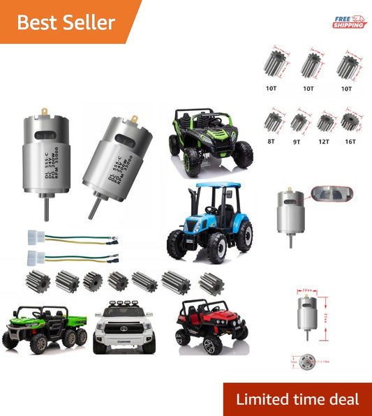 2 Pcs 24V High-Speed Motor Drive for Power Wheels 35000RPM Upgrade Gas Scooters 0