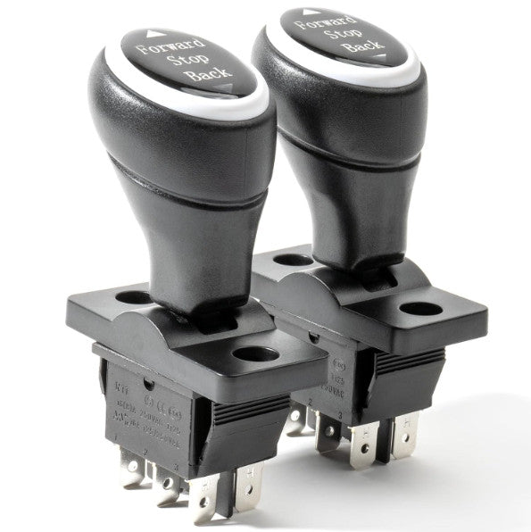 2 Pcs 6V-24V Power Wheels Ride-On Toy Forward Reverse Gear Lever Switch Replacement Part
