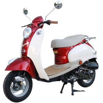 50cc Suuny Classic Retro Style Gas Scooter Elegant & Practical - MC_D50B