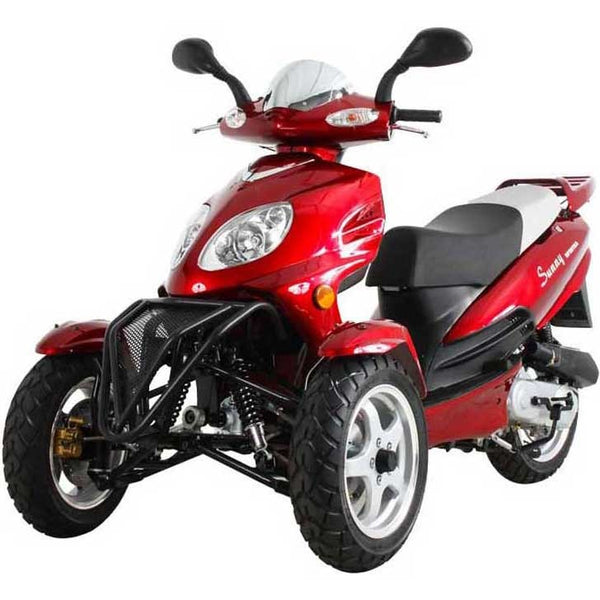 Moped 50cc Three Wheel Trike Gas Motor Scooter - MC_D50TKA