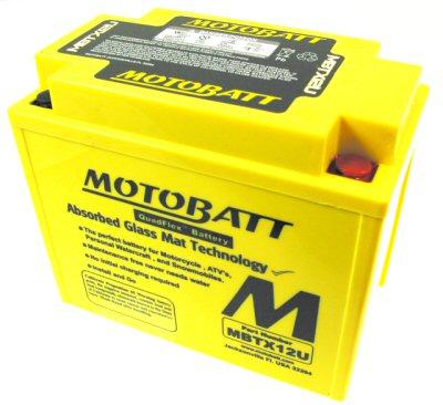MotoBatt Quadflex Battery 12v 12ah