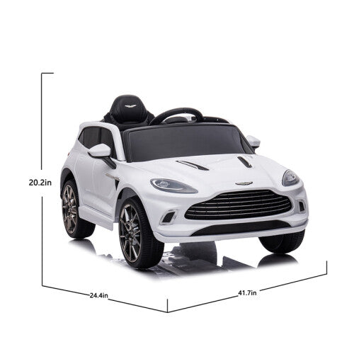 12V Dual-Drive Electric Ride-On Car for Kids with Remote Control, Battery Powered, and Built-in Music