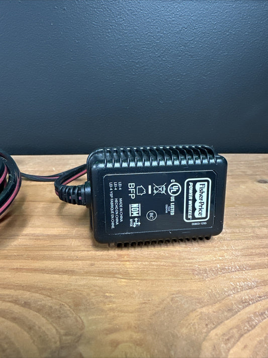 12-Volt Charger for Power Wheels with Gray Battery and Orange Top